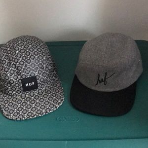 Lot of two Huf hats